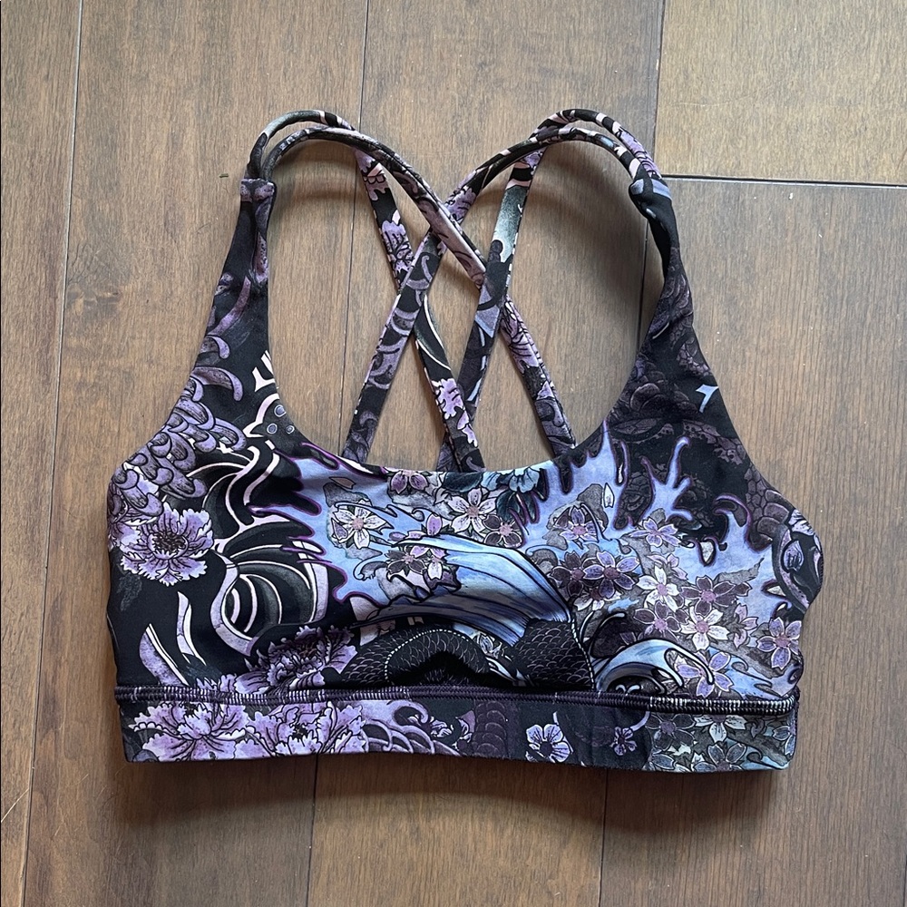 Lululemon Floral Print Women's Sports Bra
